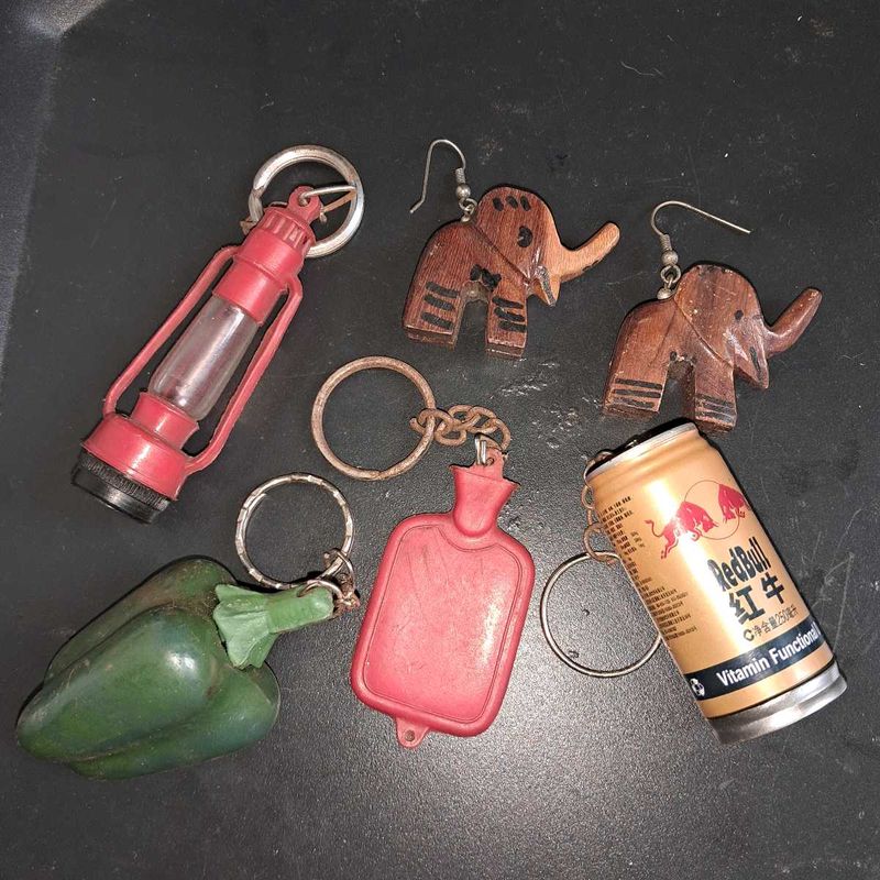 1990s VINTAGE Unique Keychain Collection