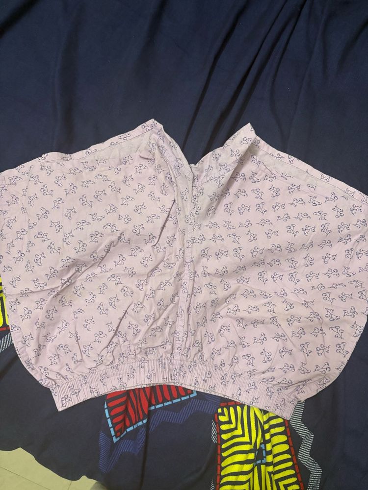 Cute Pattern Pajama Shorts