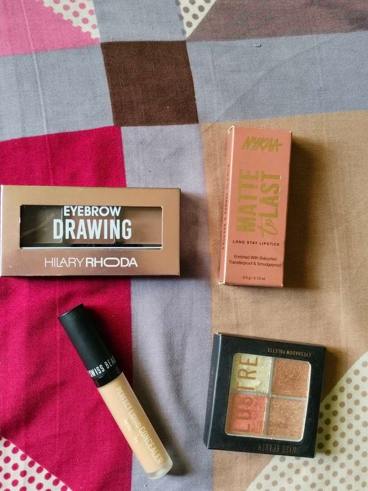 Makeup Essentials - Eyebrow, Lipstick &amp; Eyeshadow
