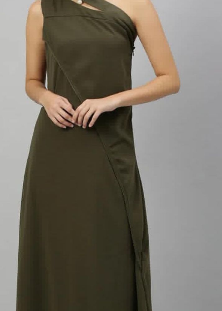 RAREISM Asymmetrical One-Shoulder Dress
