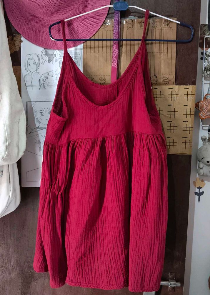 maroon flowy top