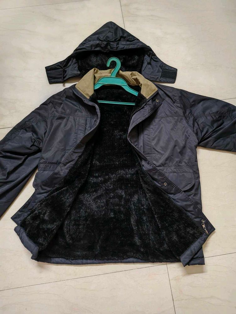 Fur-Lined Parka Winter Jacket