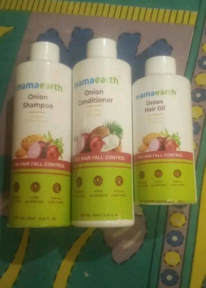 Mamaearth Onion Conditioner, Oil, Shamy
