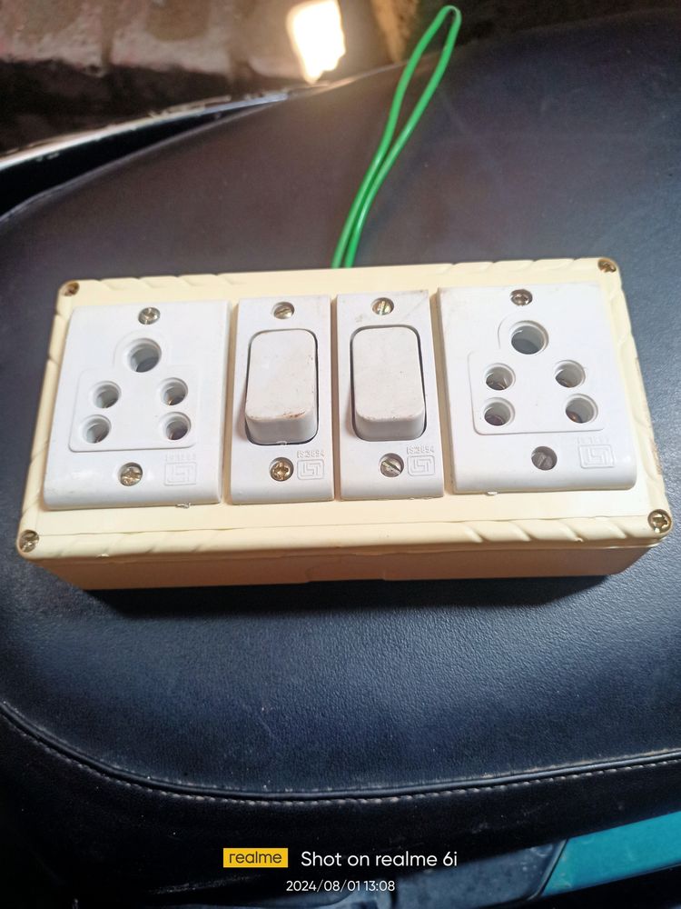 Extention Double Switch Sockets Board