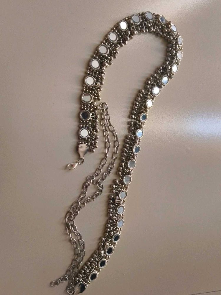 Mirror Work Ethnic Waist Chain