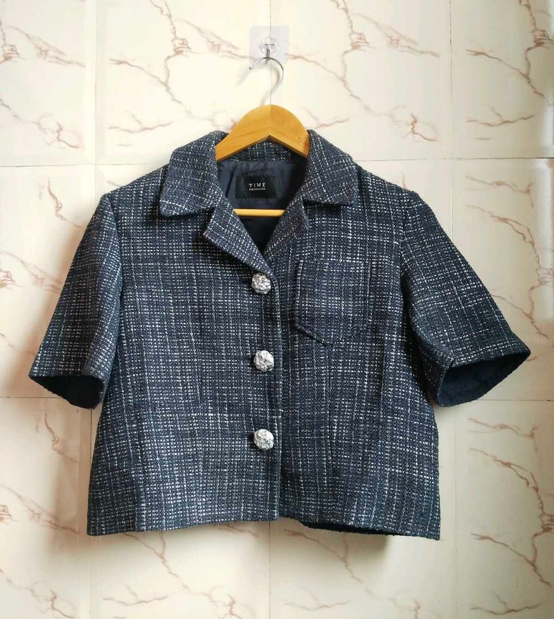 Women's Tweed Cropped Blazer
