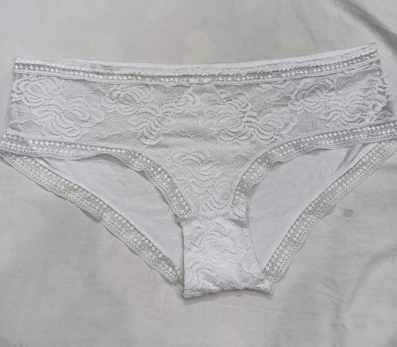 White🥰 Lace Briefs