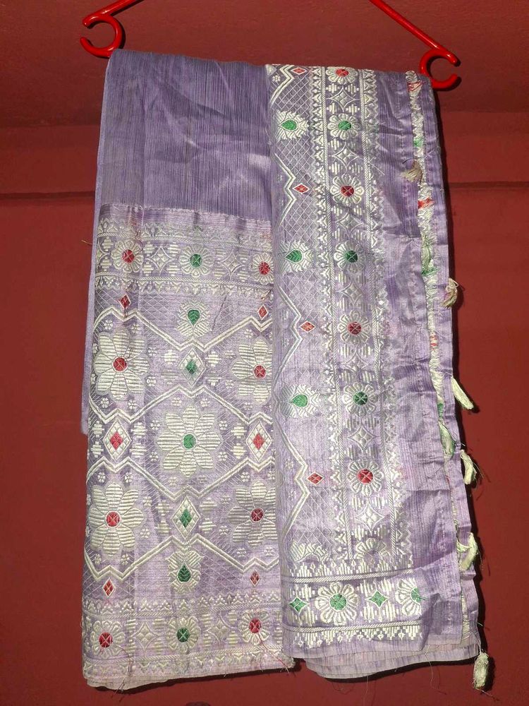 Elegant Lilac mekhela sador