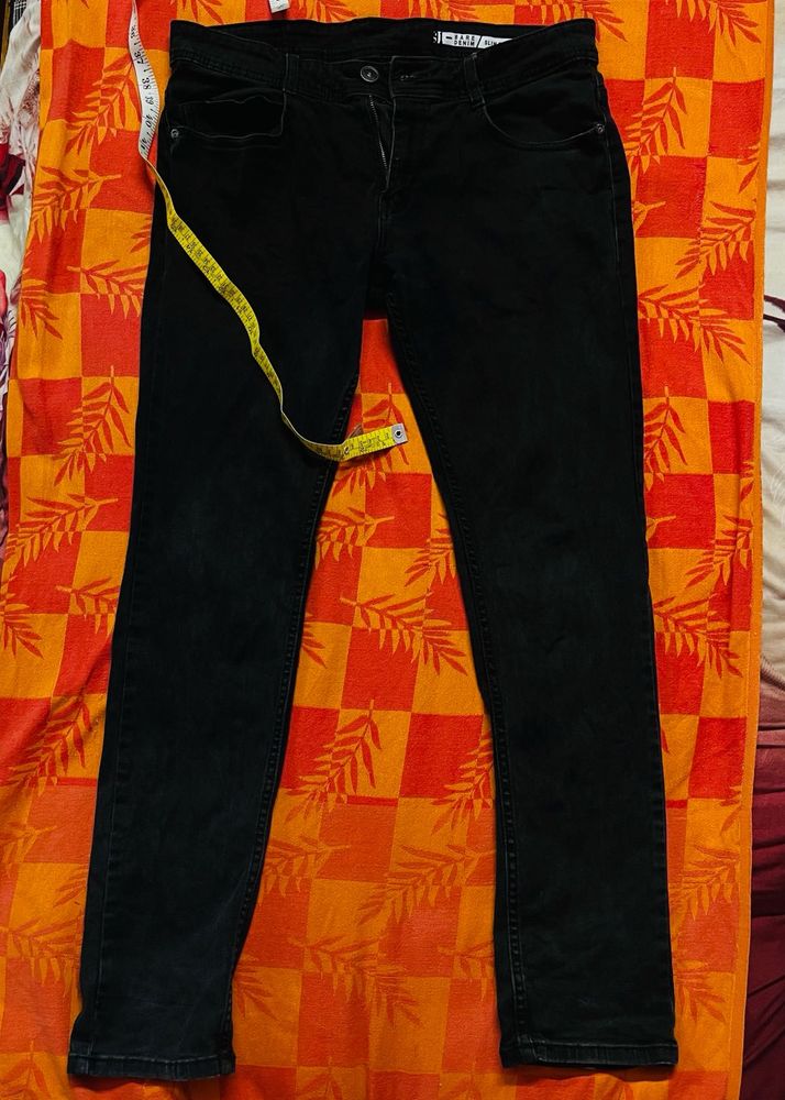 Classic Black Denim Jeans
