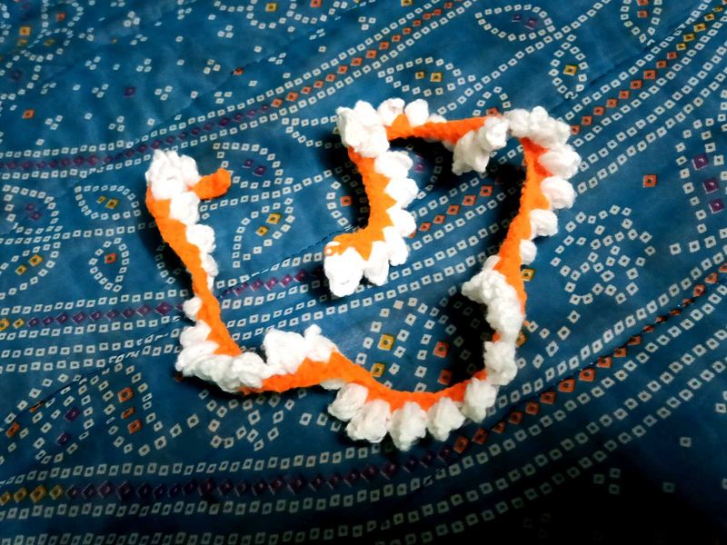 crochet open gajra..