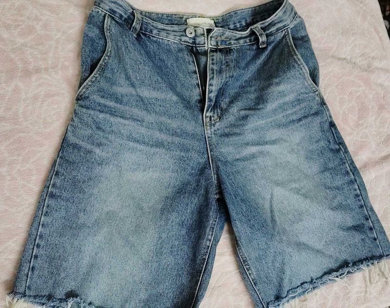 Blue Denim Cut-Off Jorts