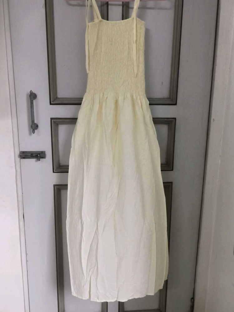 Cream Maxi Sundress