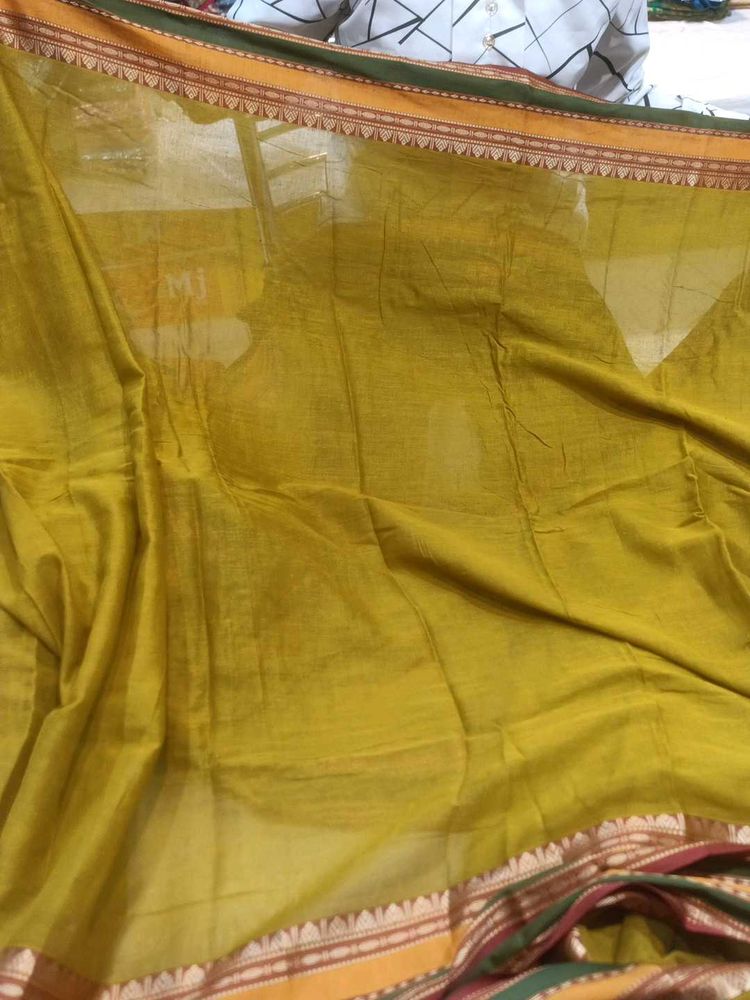 Elegant Yellow Saree