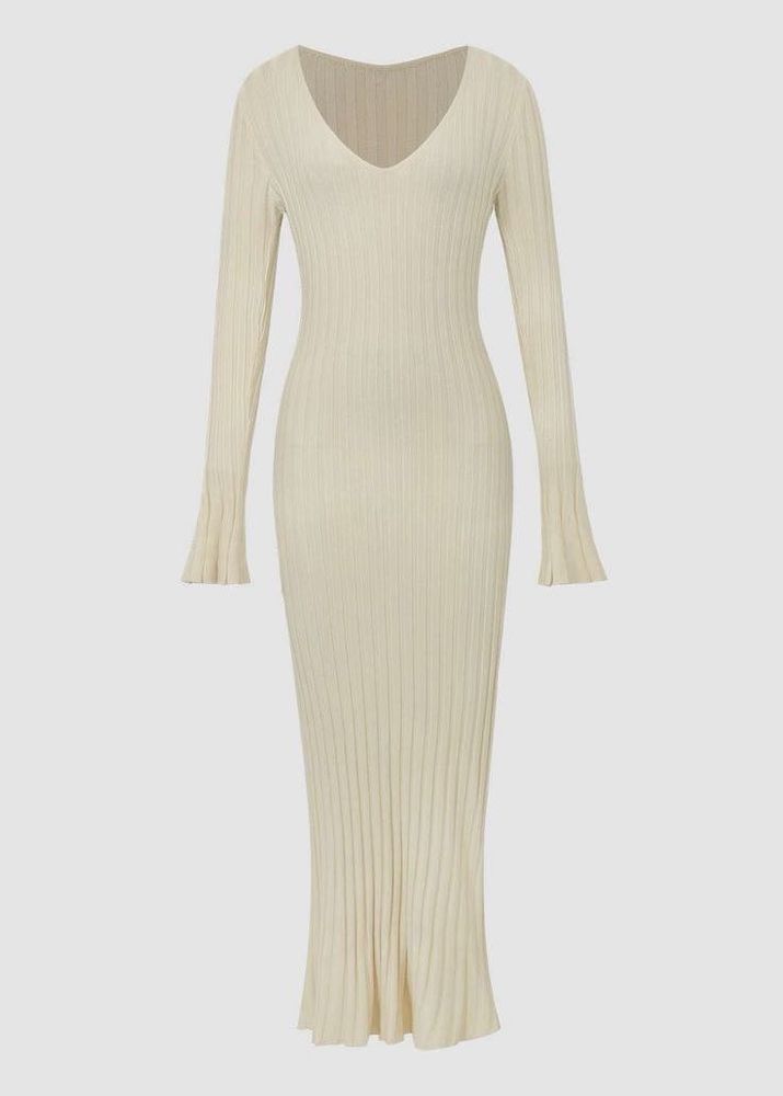 chic Long Sleeve Maxi Dress
