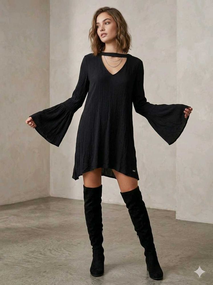 Mossimo Supply Co. flowy bell sleeves mini dress