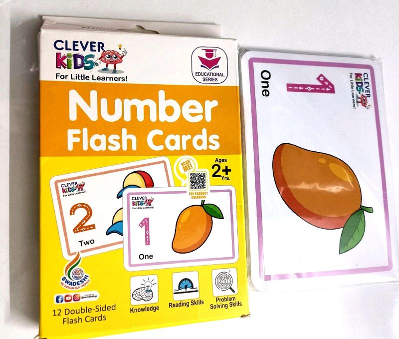 Kids Numbers Flash Cards
