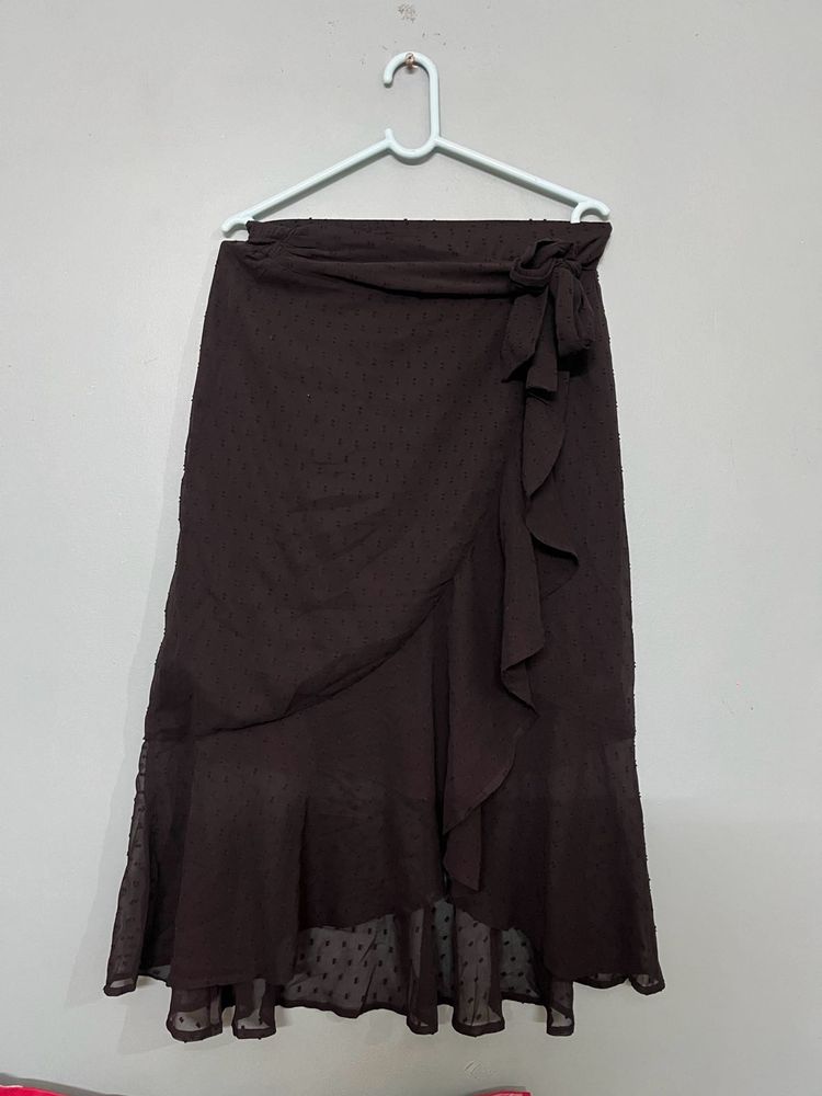 B1G1 Black Wrap Skirt