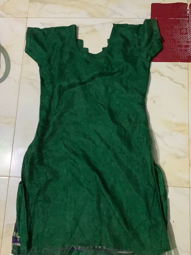 Green Netted Top-Fixed Price New Year Offer