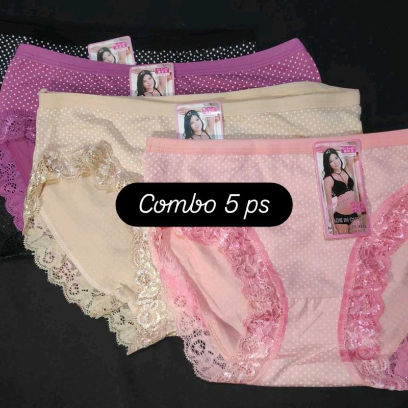 5 Piece Women's Panty Set