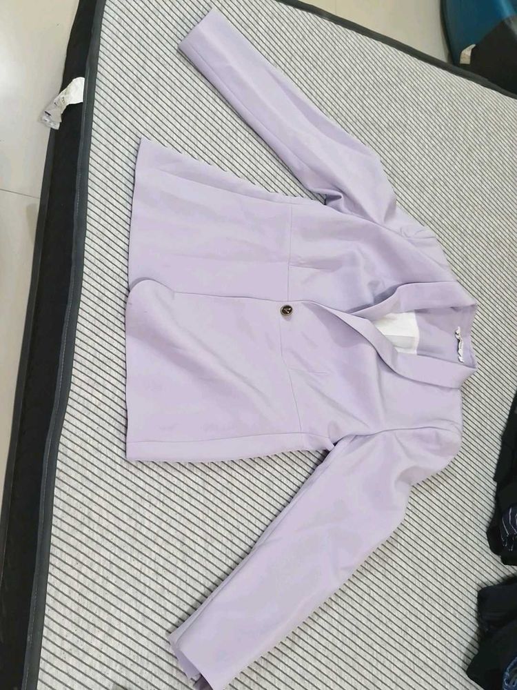 Stylish Lavender Blazer