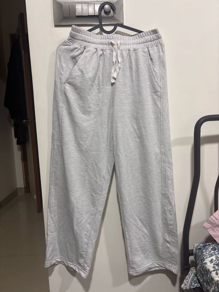 Gray Casual Pants