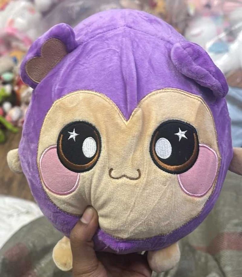Cute Purple Plush Monkey Toy
