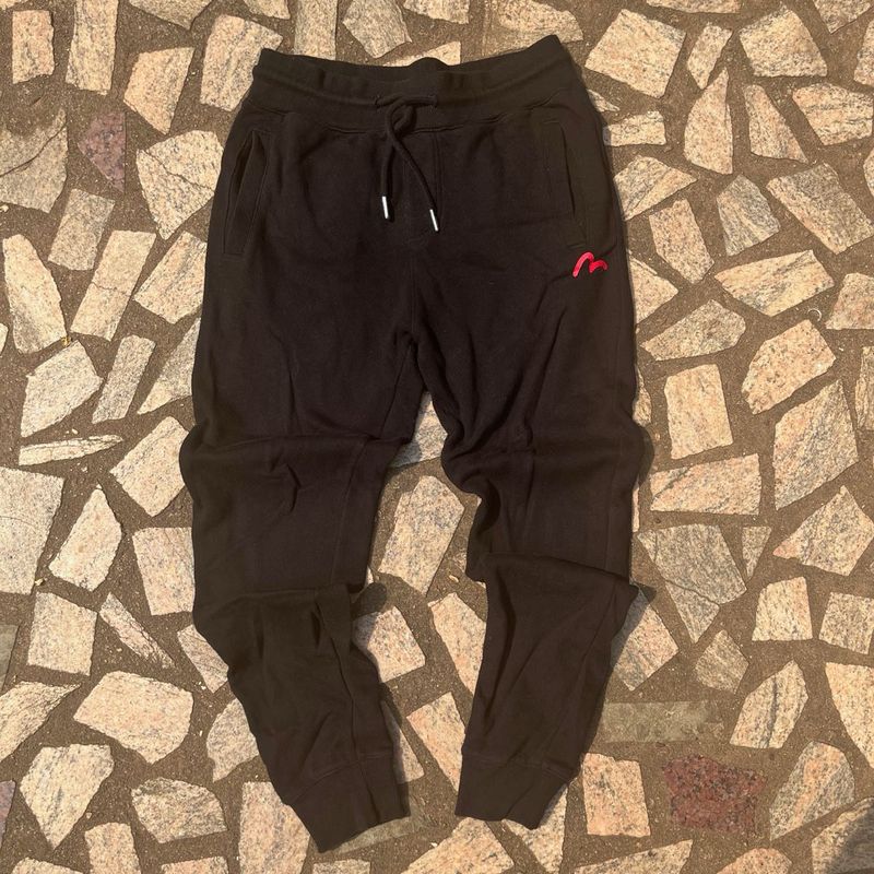 Evisu Black sweatpants