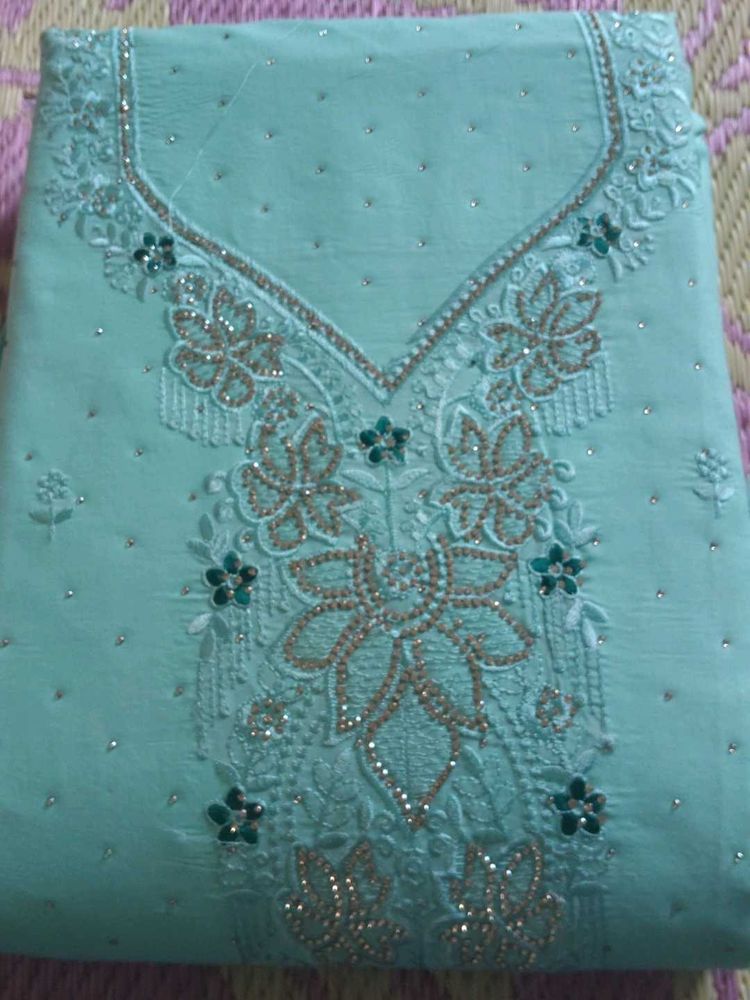 Beautiful Embroidered Dress Material