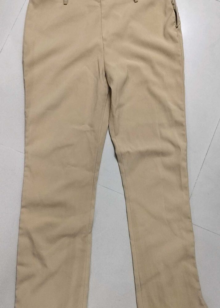 biege formal pants