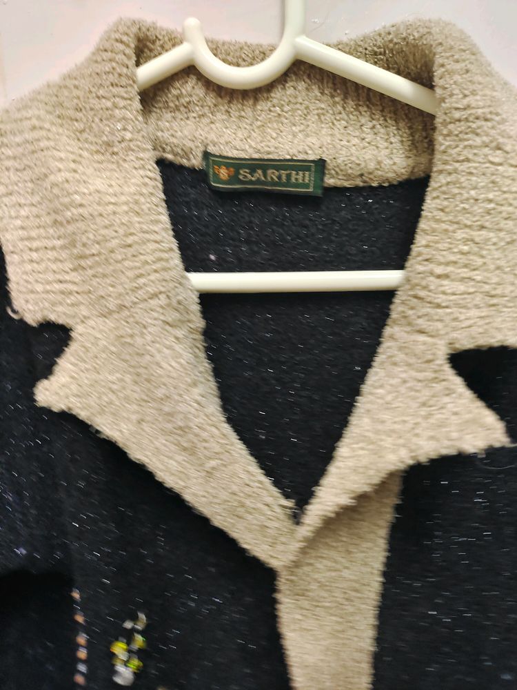 Black Glitter Sweater