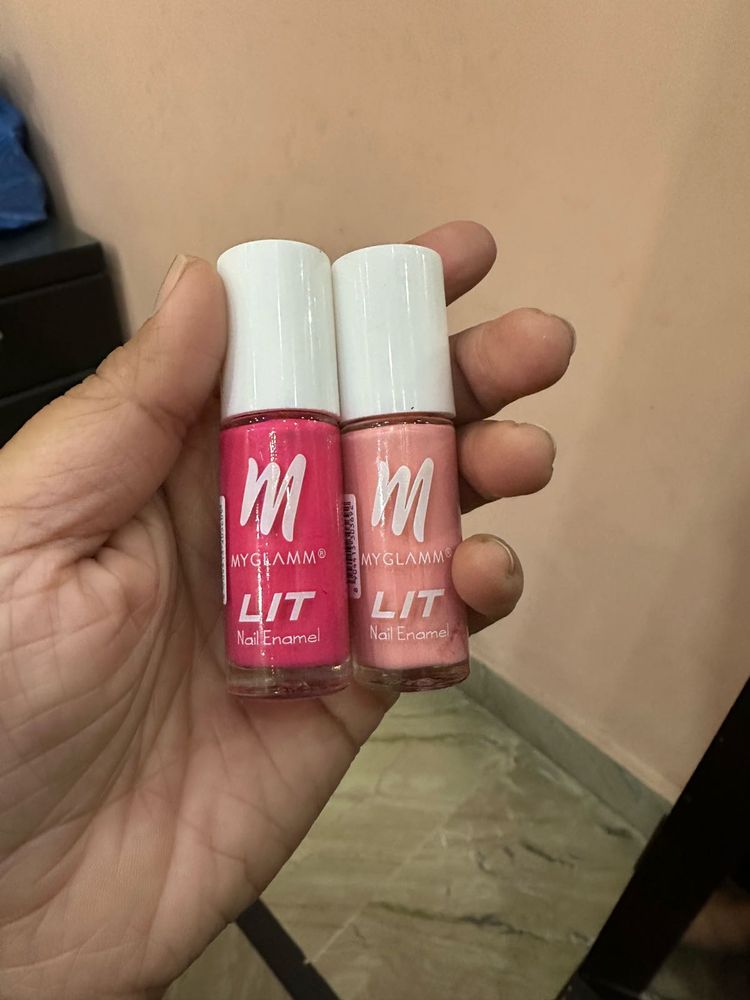 MyGlamm LIT Nail Enamel Duo