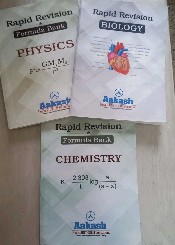 Aakash Rapid Revision &amp; Formula Bank Books