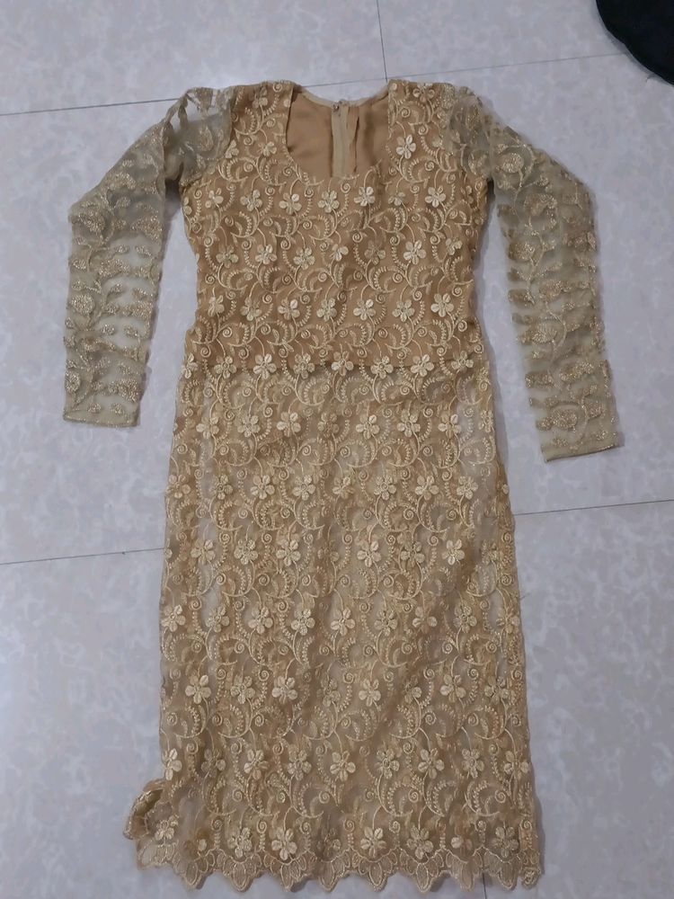 Gold Tunic Top