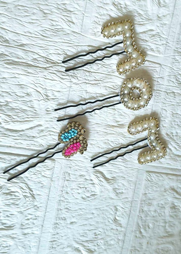 Mom hair pin baby shower