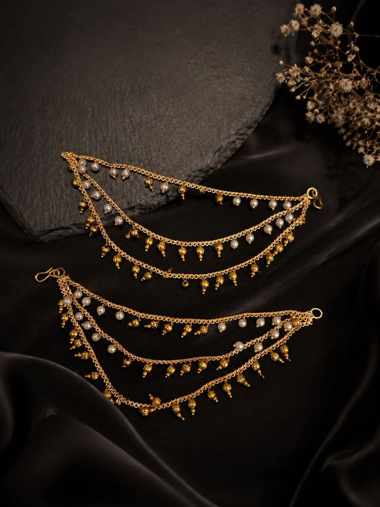 ✨ Royal Layered Ear Chain ✨