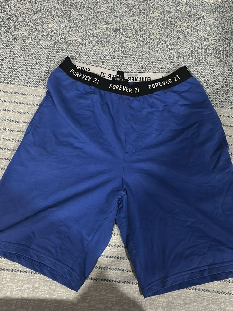 FOREVER 21 navy blue jorts