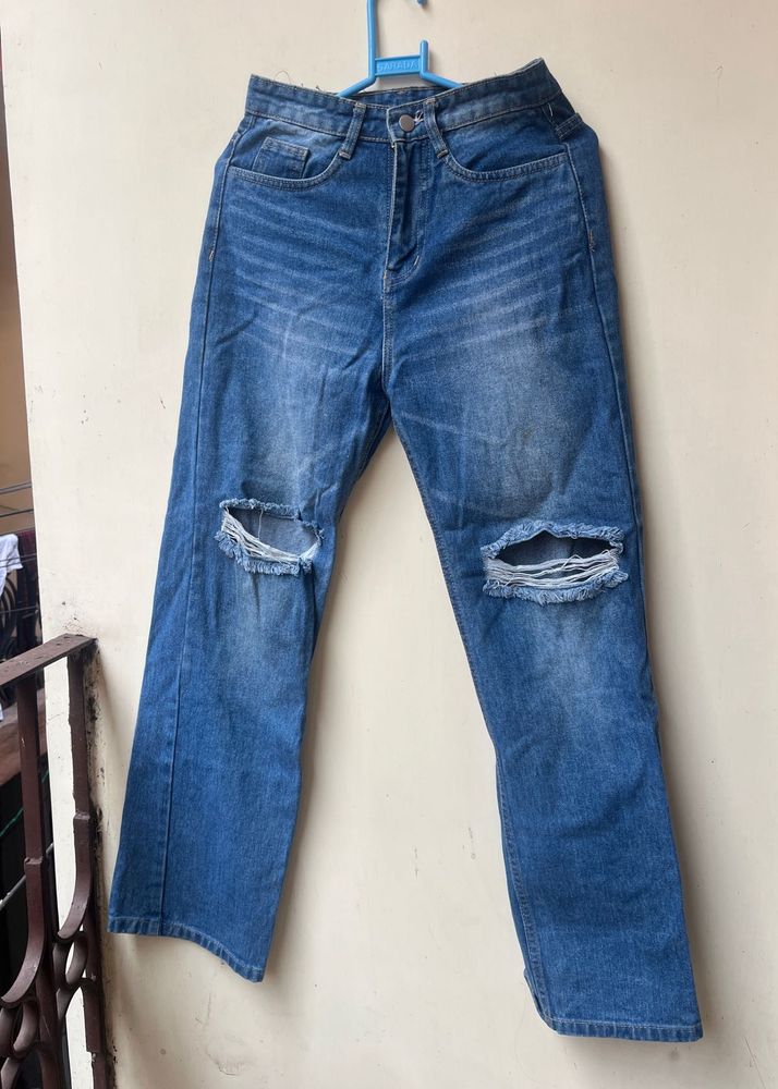 Blue Ripped Jeans