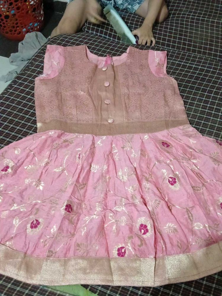 Beautiful Pink Embroidered Lehenga Choli