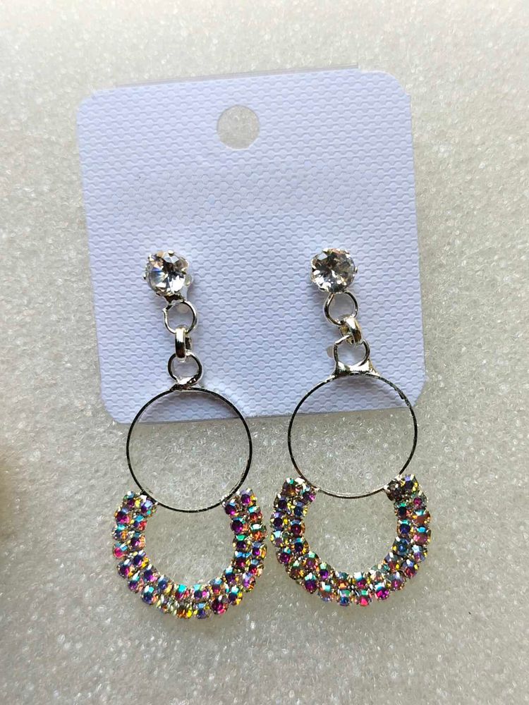 Sparkling Hoop Earrings