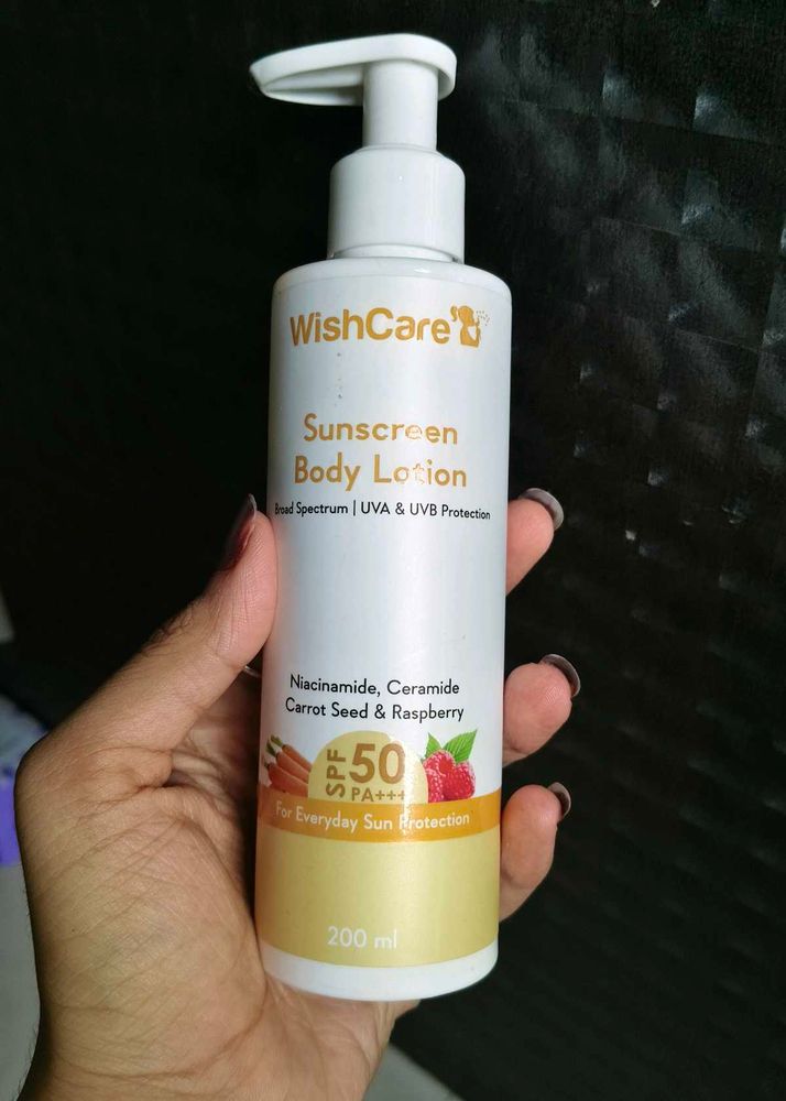 WishCare Sunscreen Body Lotion SPF 50