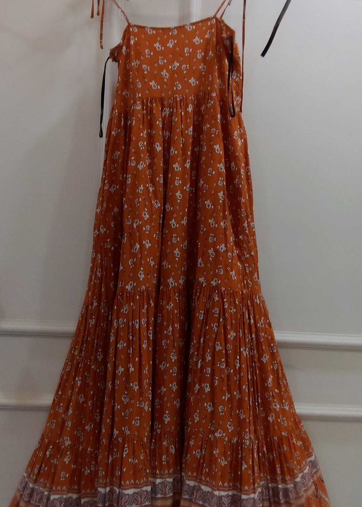 Boho Floral Tiered Maxi Dress