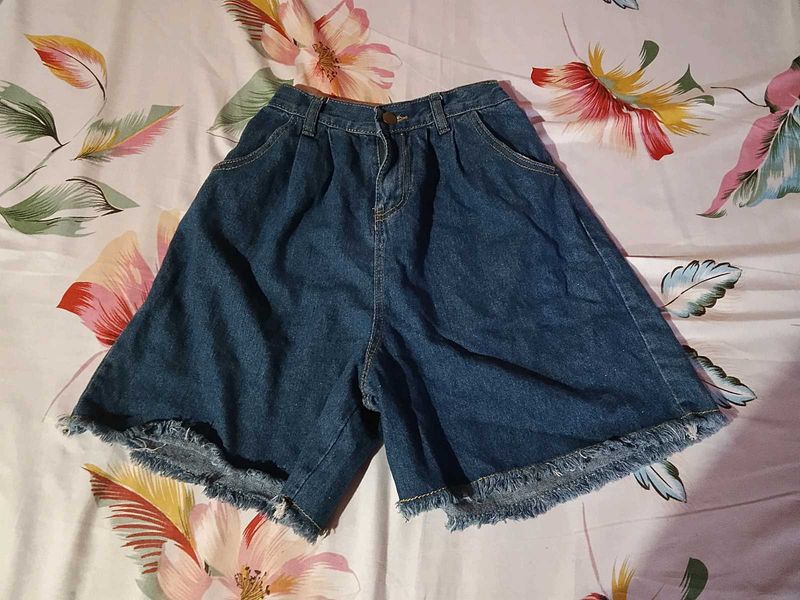 Denim shorts