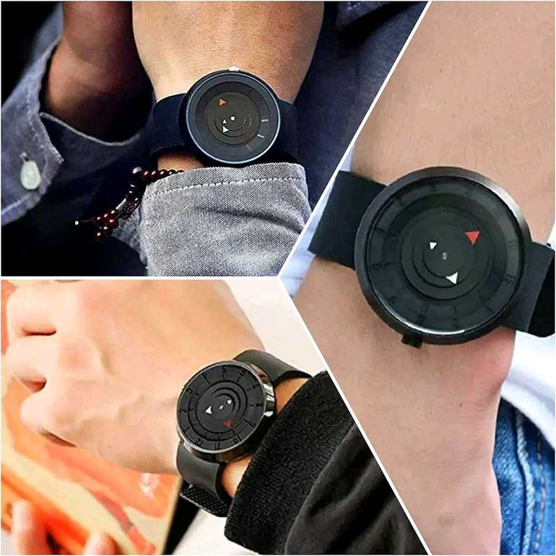 Unique Black Dial Men's Watch