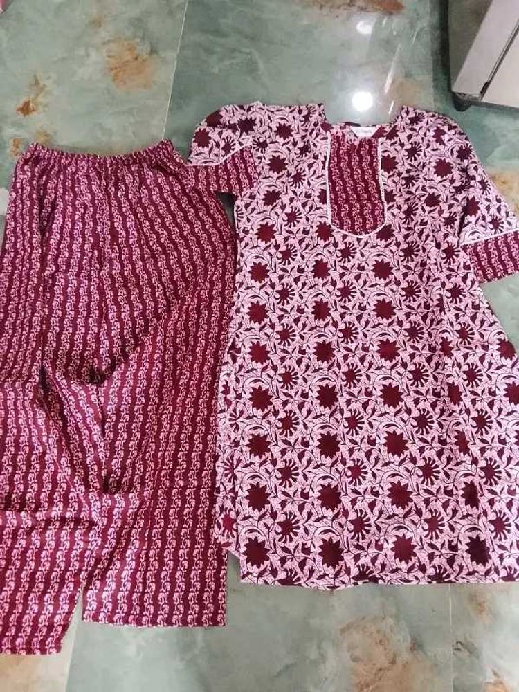 looto 😜    ✨Elegant Pure cotton Kurta with Pants