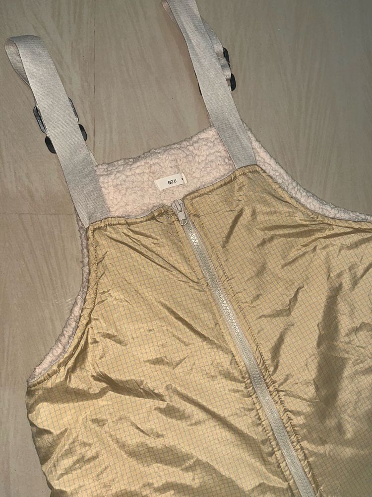 Unisex Cozy Sherpa Lined Overalls