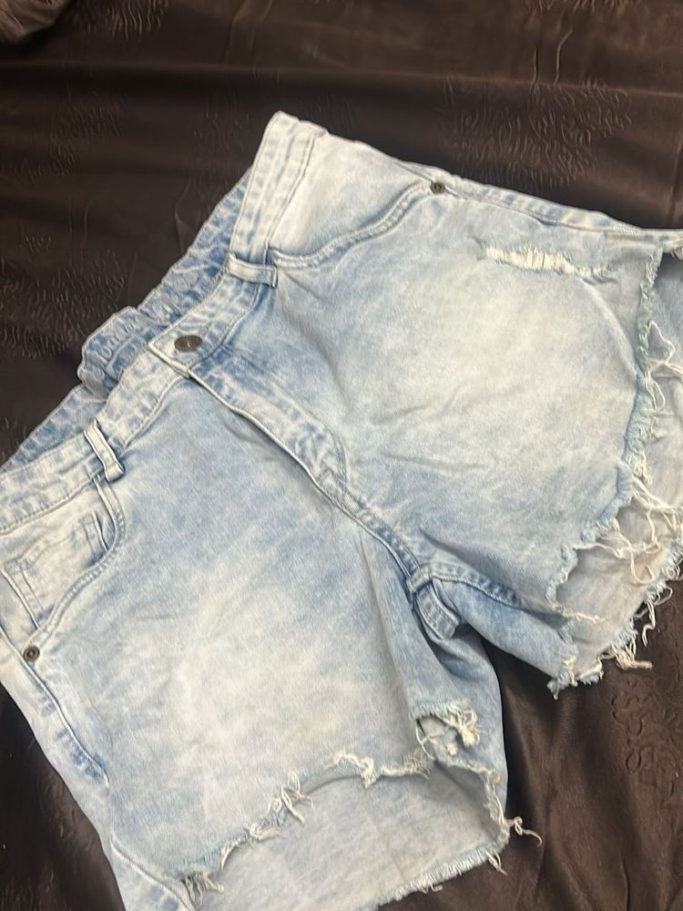 Denim Cutoff Shorts