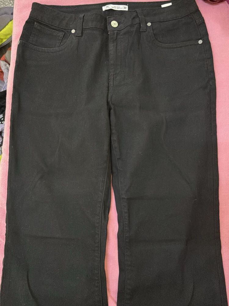 Classic Black Bootcut Jeans