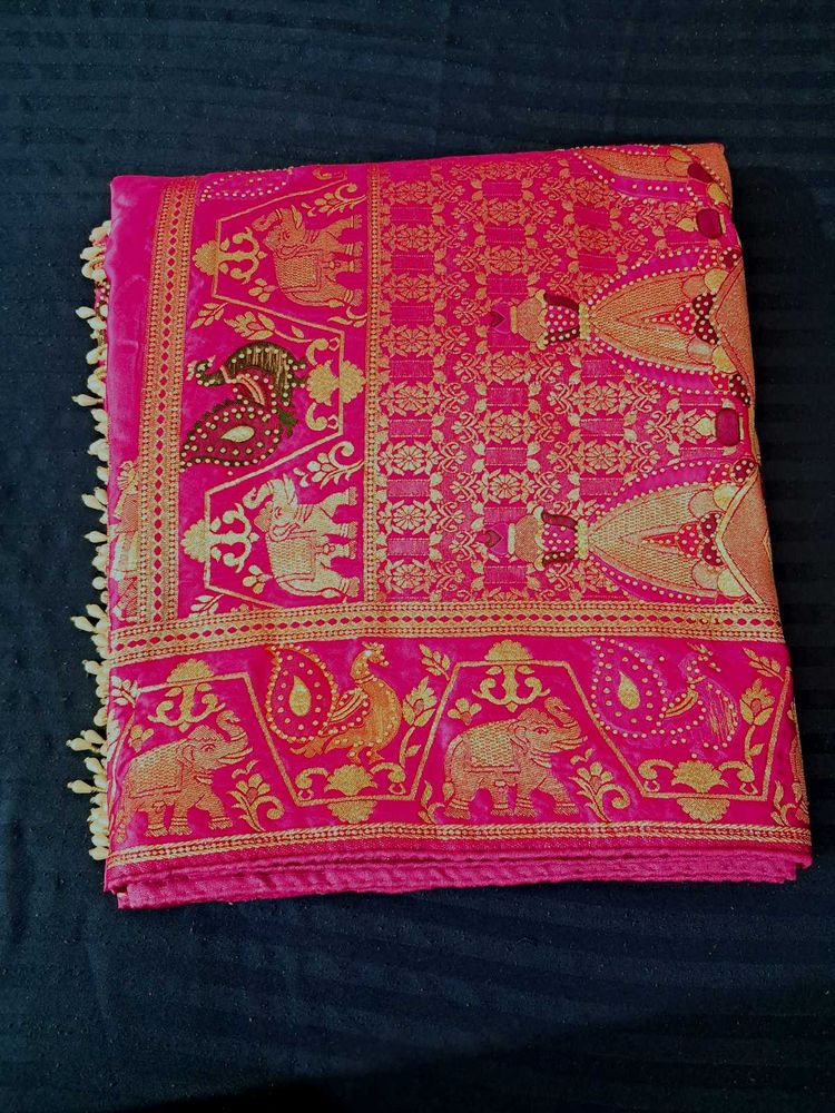Beautiful Pink Ethnic Saree