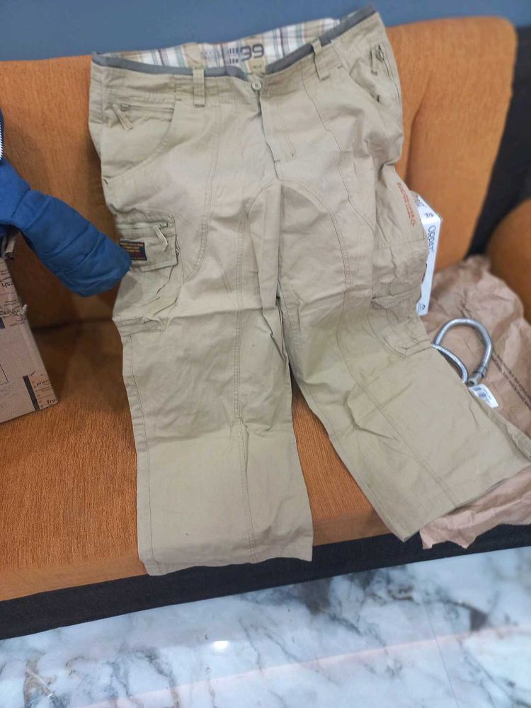 Men's Khaki Cargo Pants