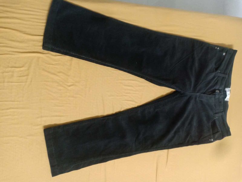 Black Corduroy Flare Pants